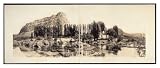 Historic Beautiful Alpheus Creek, Idaho, c. 1913, Panorama Photo Poster Print (M)