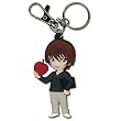 Death Note: Chibi Light with Apple Key Chain