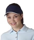 Classic Cut Brushed Cotton Twill Sandwich Visor
