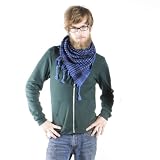 Black/Blue Kafiyah Scarf