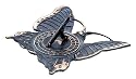 Kay Home Products 14304  Solid Brass Butterfly Sundial