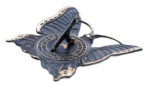 Kay Home Products 14304 Solid Brass Butterfly Sundial