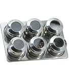 Review Danesco  / Spice Rack with 6 Magnetic Jars By Danesco