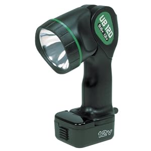 Hitachi UB12D Torch 9.6-Volt to 12-Volt Pivoting Head Flashlight by 