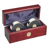 Florida State University - Brass Coaster Set of 6 with Case