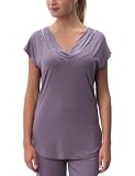 Calvin Klein Underwear Naked Glamour - Haut De Pyjama Col V - Femme - Violine - M
