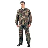 Woodland Camouflage Military BDU Shirt