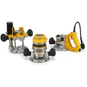 DEWALT DW618B3 12 Amp 2-1 4 Horsepower Plunge Base and Fixed Base by DEWALT