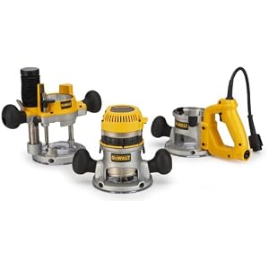 DEWALT DW618B3 12 Amp 2-1/4 Horsepower Plunge Base and Fixed Base