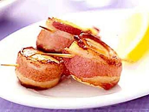Bacon Wrap Scallops-20/4oz. Portions - 5Lbs.