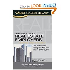 Vault Guide to Real Estate Careers (Vault Career Guide to Real Estate)