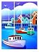 Harbor with Fishing Boats Scenic Giclee Poster Print by Dynamic Graphics, 24x32