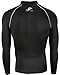 JustOneStyle Men's Take Five Skin Compression Base Layer Running Shirt