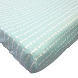 One Grace Place Puppy Pal Boy Crib Sheet, Powder Blue and White by One Grace Place [並行輸入品]
