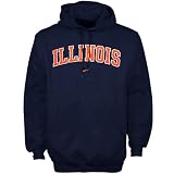 Nike Illinois Fighting Illini Navy Classic Hoody Sweatshirt