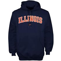 Nike Illinois Fighting Illini Navy Classic Hoody Sweatshirt