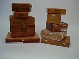 Wooden Empty Cigar Box; pack of 10