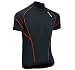 Berkner Herren Fahrradtrikot Funktionsshirt aus *Silver bion forte/Piqua Material* mit Reißverschluß "Kevin" ( Radtrikot, Fahrradshirt, Profiqualität, Radsport, Zip, Funktionsshirt,)