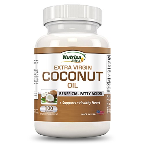Coconut Oil Capsules - Extra Virgin Organic Coconut Oil Pills - 100 Softgels, 1000mg Each - Cold-Pressed - GMP Certified Facility - Made in the USA Coconut Oil Capsules - Extra Virgin Organic Coconut Oil Pills - 100 Softgels, 1000mg Each - Cold-Pressed - GMP Certified Facility - Made in the USA
