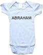 ABRAHAM - Name-Series - White, Blue or Pink Onesie / Baby T-shirt