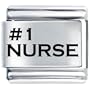#1 Nurse Hobbies & Professions Italian Charm Bracelet