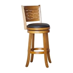 Click here to buy Boraam 29-Inch Sumatra Swivel Bar Stool Color - Distressed Oak by Boraam.