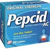 Pepcid AC- Acid Reducer Formula, 180 Tablets (2 Pack)