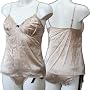 Ex Store Silk Cami & Knickers Set Cream