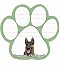 German Shepherd Dog Paw Magnetic Note Pads