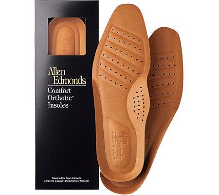 Allen-Edmonds Men's Replacement Comfort Orthotic Insoles Shoe Care,Brown,S On Sale
