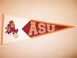 Arizona State Sun Devils Mascot - Classic NCAA College (Pennants)