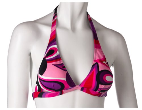 Rampage Swim Women's Tear Drop Banded Halter Top