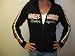 Harley-Davidson® Women's Black Long Sleeve Activewear Hoodie Sweatshirt. Embroidered Graphics. 99059-07VW