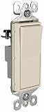 Pass & Seymour Trademaster Single Pole Lighted Decorator Switch, Light Almond #TM870LASLCC