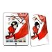 Red Shadow Design Protective Decal Skin Sticker for Apple iPad 1st Gen Tablet E-Reader