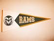 Colorado State Rams Mascot - Classic NCAA College (Pennants)