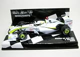 【MINICHAMPS/ミニチャンプス】1/43 ブラウンGP メルセデス BGP 001 J.バトン 2009 本戦仕様