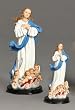 Luciana Collection - Statue - Immaculate Conception - Poly Resin Statues on Dark Base - 5in.