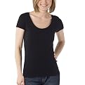 Mossimo&reg; Black Short Sleeve Tissue Tee - Ebony