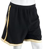 Chaps Mens Swim Trunk with Side Stripes, Navy