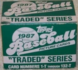 1987 Topps Baseball Card Traded Set - 132 Cards, Brand New!