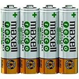MAXELL 888691 - MH64BP RECHARGEABLE NIMH BATTERIES (AA; 4 PK)