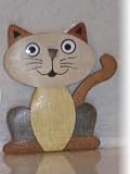 Eigenschaften Mari-Team.de  / Magnet Katze / Kätzchen aus Holz