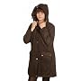 Damen Jacke mit Kapuze Webpelz Besatz braun, Artik&hellip Michaelax-Fashion-Trade