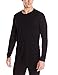 32Degrees Weatherproof Men's Thermal Base Layer Long Sleeve Crew Neck, Black, X-Large