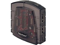 Cyberpower CP-H420P USB Hub, 4-Port, USB 2.0, 480Mbps, 1.1/2.0 Compatible, PC/MAC PlugNPlay