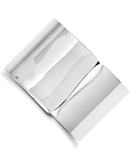 Sterling Silver 40mm Fancy Cuff Bangle Bracelet