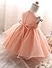 NNJXD Girl Flower Sequin Princess Tutu Tulle Baby Party Dress Size 3 Years Pink