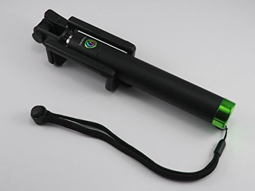 [2015 Latest Release Selfie Stick] T-Snap TS3Gx Built-In Bluetooth, Compact, Foldable, Extendable, Wireless by TalistronTM. Self-Portrait, Monopod, Remote Shutter. Adjustable Phone Holder For ALL Apple and Android Smartphones (T-Snap Green)