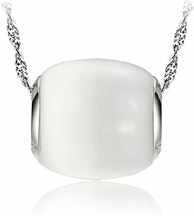 Black Friday Cool Free Shipping Hypoallergenic Silver Bead Cat Eye Stone Opal Necklace Pendant Jewelry